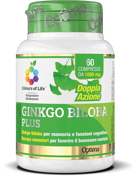 COLORUS OF LIFE GINKGO BILOBA PLUS 60 COMPRESSE 1000 MG - Farmacianumberone.it