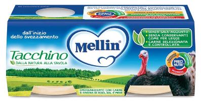 MELLIN OMOGENEIZZATO TACCHINO 2 X 80 G - Farmacianumberone.it