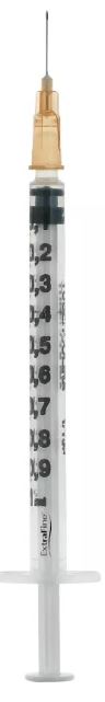 SIRINGA PER INSULINA EXTRAFINE TUB 1ML 100 UI AGO REMOVIBILE 26 GAUGE 0,45X12 MM 1 PEZZO - Farmacianumberone.it