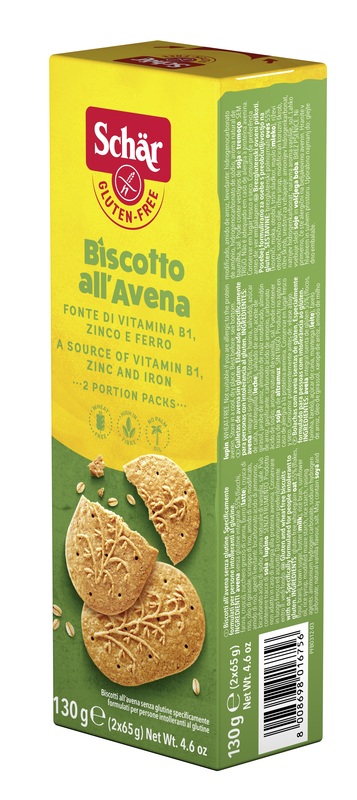 SCHAR BISCOTTI ALL'AVENA 130 G - Farmacianumberone.it