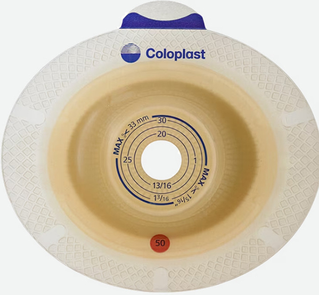 PLACCA PER UROSTOMIA SISTEMA A 2 PEZZI SENSURA XPRO CONVEX LIGHT FORO RITAGLIABILE 15-23MM FLANGIA 40MM 5 PEZZI - Farmacianumberone.it