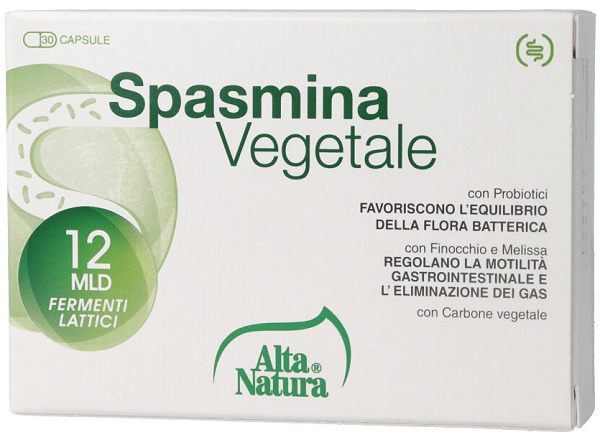 SPASMINA VEGETALE 30 OPERCOLI 500 MG - Farmacianumberone.it