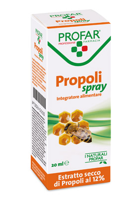PROPOLI SPRAY ESTRATTO SECCO 12% 20 ML PROFAR - Farmacianumberone.it
