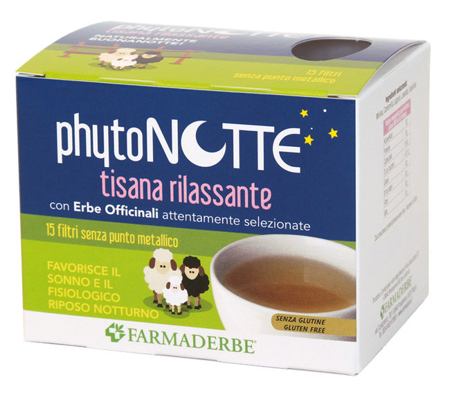 PHYTONOTTE TISANA RILASSANTE 15 FILTRI DA 18G - Farmacianumberone.it