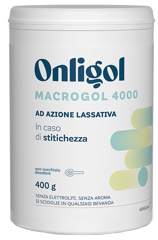 ONLIGOL MACROGOL 4000 400 G SENZA ZUCCHERO - Farmacianumberone.it