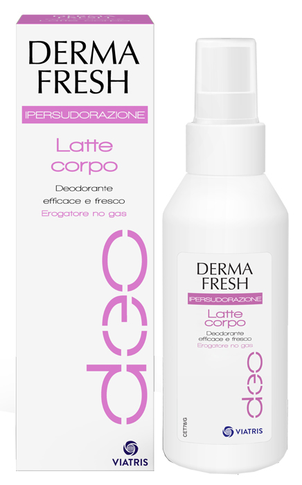 DERMAFRESH IPERSUDORAZIONE LATTE CORPO DEODORANTE 100 ML - Farmacianumberone.it