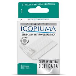 CEROTTO STRISCE ICOPIUMA IN TESSUTO NON TESSUTO 6X50 CM - Farmacianumberone.it