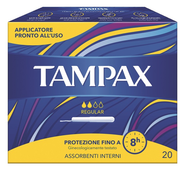 TAMPAX BLUE BOX REGULAR 20 PEZZI - Farmacianumberone.it