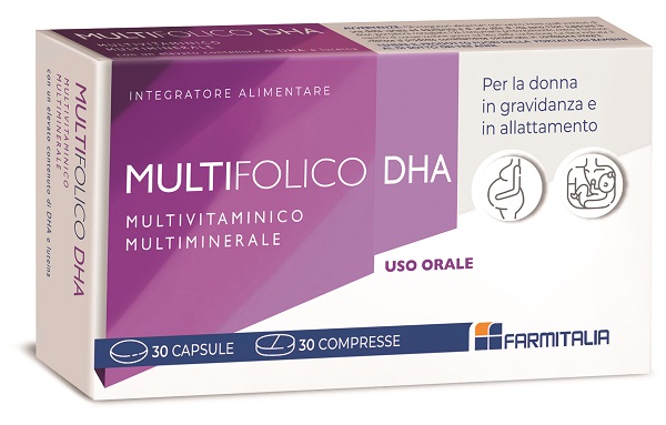 MULTIFOLICO DHA 30 CAPSULE + 30 COMPRESSE - Farmacianumberone.it