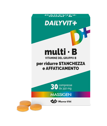 MASSIGEN MULTI B VITAMINE DEL GRUPPO B 30 COMPRESSE RIVESTITA DA 364 MG - Farmacianumberone.it
