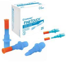 LANCETTE PUNGIDITO FINETOUCH 23 GAUGE 25 PEZZI - Farmacianumberone.it