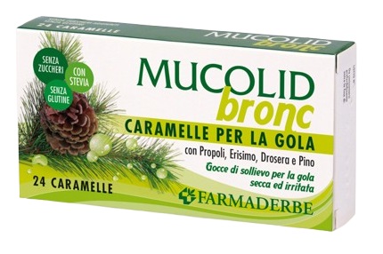 MUCOLID BRONC 24 CARAMELLE - Farmacianumberone.it