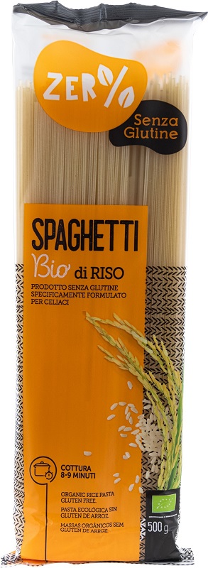 ZERO% GLUTINE PASTA RISO SPAGHETTI SENZA GLUTINE BIO 500 G - Farmacianumberone.it