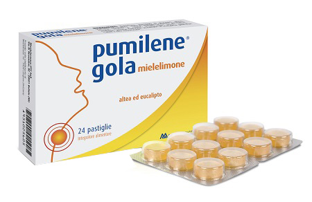 PUMILENE GOLA MIELE LIMONE 24 PASTIGLIE - Farmacianumberone.it