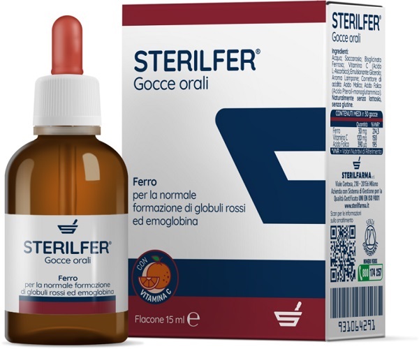 STERILFER GOCCE 15 ML - Farmacianumberone.it