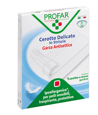 CEROTTO TESSUTO NON TESSUTO DELICATO 1 STRISCIA 50X8 CM PROFAR - Farmacianumberone.it