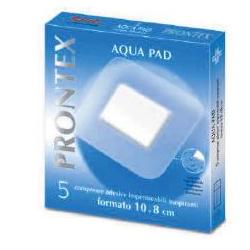 GARZA COMPRESSA PRONTEX AQUA PAD 10X8CM 5 PEZZI - Farmacianumberone.it
