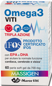 OMEGA3 VITI TRIPLA AZIONE 60 PERLE - Farmacianumberone.it