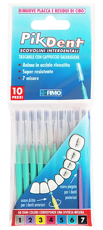 PIKDENT STUZZICOLINO 6 VE 10PZ - Farmacianumberone.it