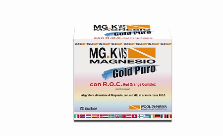 MGK VIS MAGNESIO GOLD PURO 20 BUSTE - Farmacianumberone.it