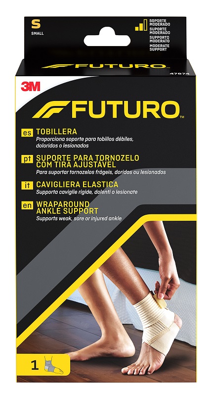 CAVIGLIERA ELASTICA FUTURO SMALL DIMENSIONE 18/20,5CM - Farmacianumberone.it