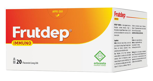 FRUTDEP IMMUNO 20 FLACONCINI 10 ML - Farmacianumberone.it