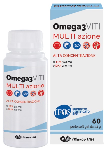 VITI OMEGA3 MULTIAZIONE 60 PERLE - Farmacianumberone.it