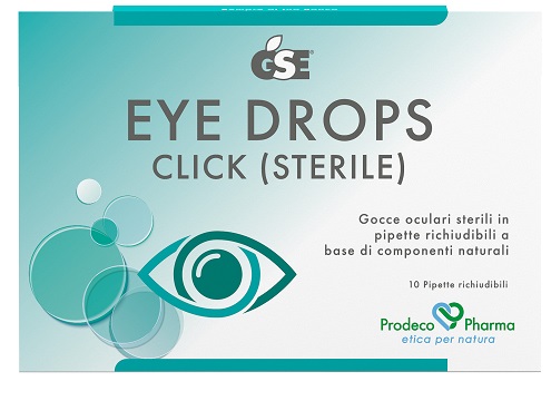 GSE EYE DROPS CLICK GOCCE OCULARI 10 PIPETTE 0,5 ML - Farmacianumberone.it