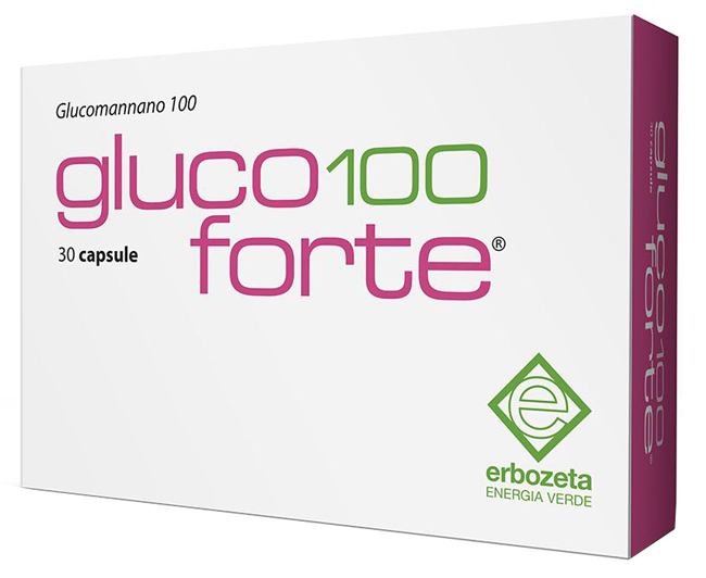 GLUCO 100 FORTE GLUCOMANNANO 100 30 CAPSULE DA 900 MG - Farmacianumberone.it