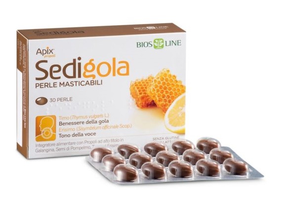 SEDIGOLA PERLE MASTICABILI 30 PERLE - Farmacianumberone.it