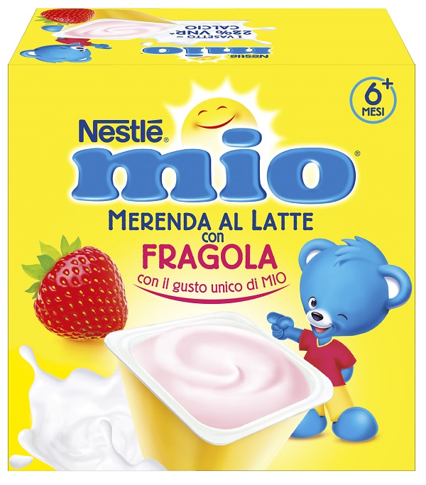 MIO MERENDA FRAGOLA 4 X 100 G - Farmacianumberone.it