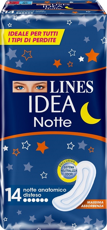 LINES IDEA NOTTE SENZA ALI 14 PEZZI - Farmacianumberone.it