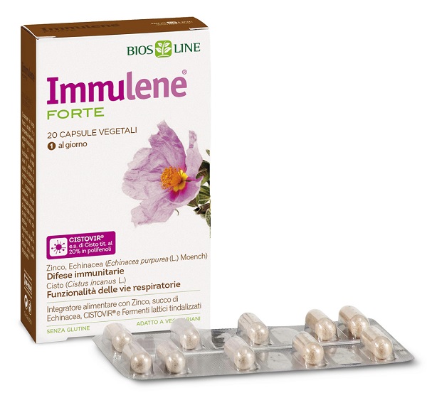 BIOSLINE IMMULENE FORTE 20 CAPSULE - Farmacianumberone.it