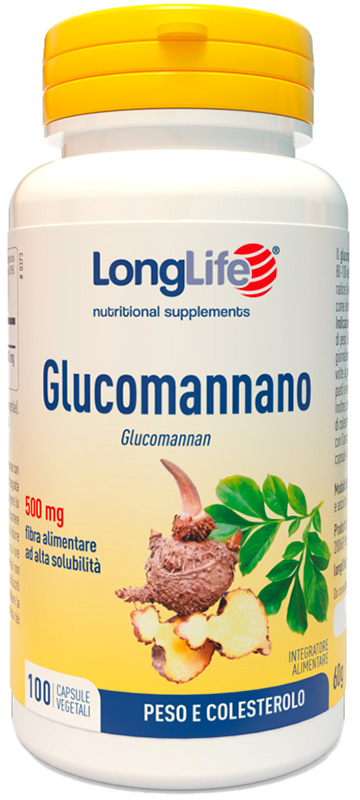 LONGLIFE GLUCOMANNANO 100 CAPSULE VEGETALI - Farmacianumberone.it