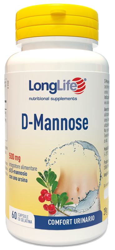 LONGLIFE D-MANNOSE 60 CAPSULE - Farmacianumberone.it