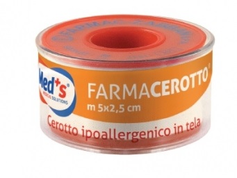 CEROTTO MEDS IPOALLERGENICO TELA 500X2,5 CM SSR - Farmacianumberone.it