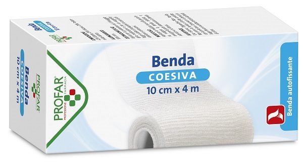 BENDA COESIVA 10 CM X 4 M PROFAR - Farmacianumberone.it