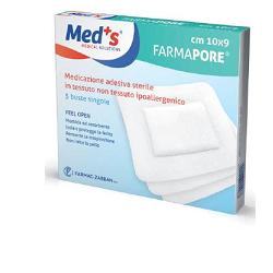 MEDS PORE MEDICAZIONE ADESIVA 10X30 CM 3 PEZZI - Farmacianumberone.it