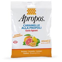 APROPOS CARAMELLE ALLA PROPOLI GUSTO AGRUMI 50 G - Farmacianumberone.it