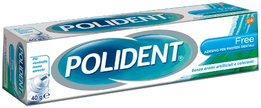 POLIDENT FREE ADESIVO PER PROTESI DENTARIA 40 G - Farmacianumberone.it