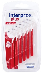 INTERPROX PLUS MINICONICO ROSSO 6 PEZZI - Farmacianumberone.it
