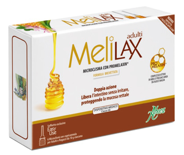 MELILAX ADULTI MICROCLISMI 6 PEZZI 10 G - Farmacianumberone.it