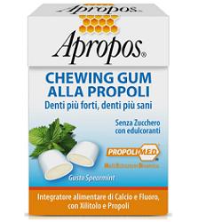 APROPOS CHEWINGUM PROPOLI 25 G - Farmacianumberone.it