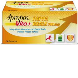 APROPOS VITA+ PAPPA REALE 500 MG 10 FLACONCINI 10 ML - Farmacianumberone.it