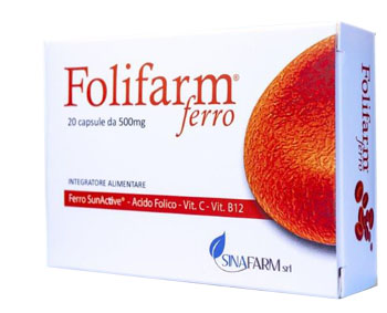 FOLIFARM FERRO 20 CAPSULE - Farmacianumberone.it