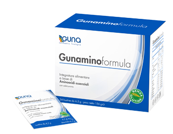 GUNAMINO FORMULA 24 BUSTINE 156 G - Farmacianumberone.it