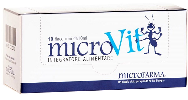 MICROVIT 10 FLACONCINI DA 10 ML - Farmacianumberone.it
