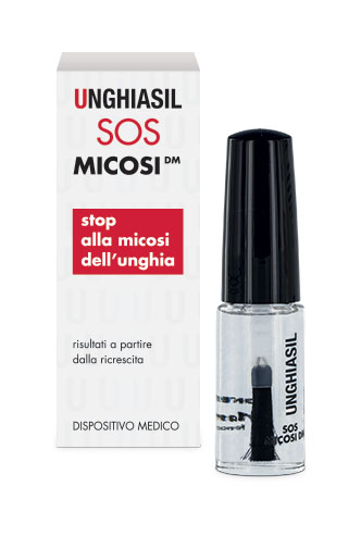 ANTIMICOTICO UNGHIASIL SOS MICOSI IN FLACONE DI VETRO 5 ML CON PENNELLO APPLICATORE + ASTUCCIO - Farmacianumberone.it