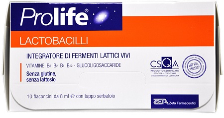 PROLIFE LACTOBACILLI 10 FLACONCINI 8 ML - Farmacianumberone.it