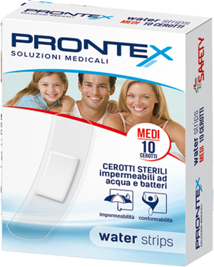 CEROTTO PRONTEX WATER STRIPS MEDIO 10 PEZZI - Farmacianumberone.it